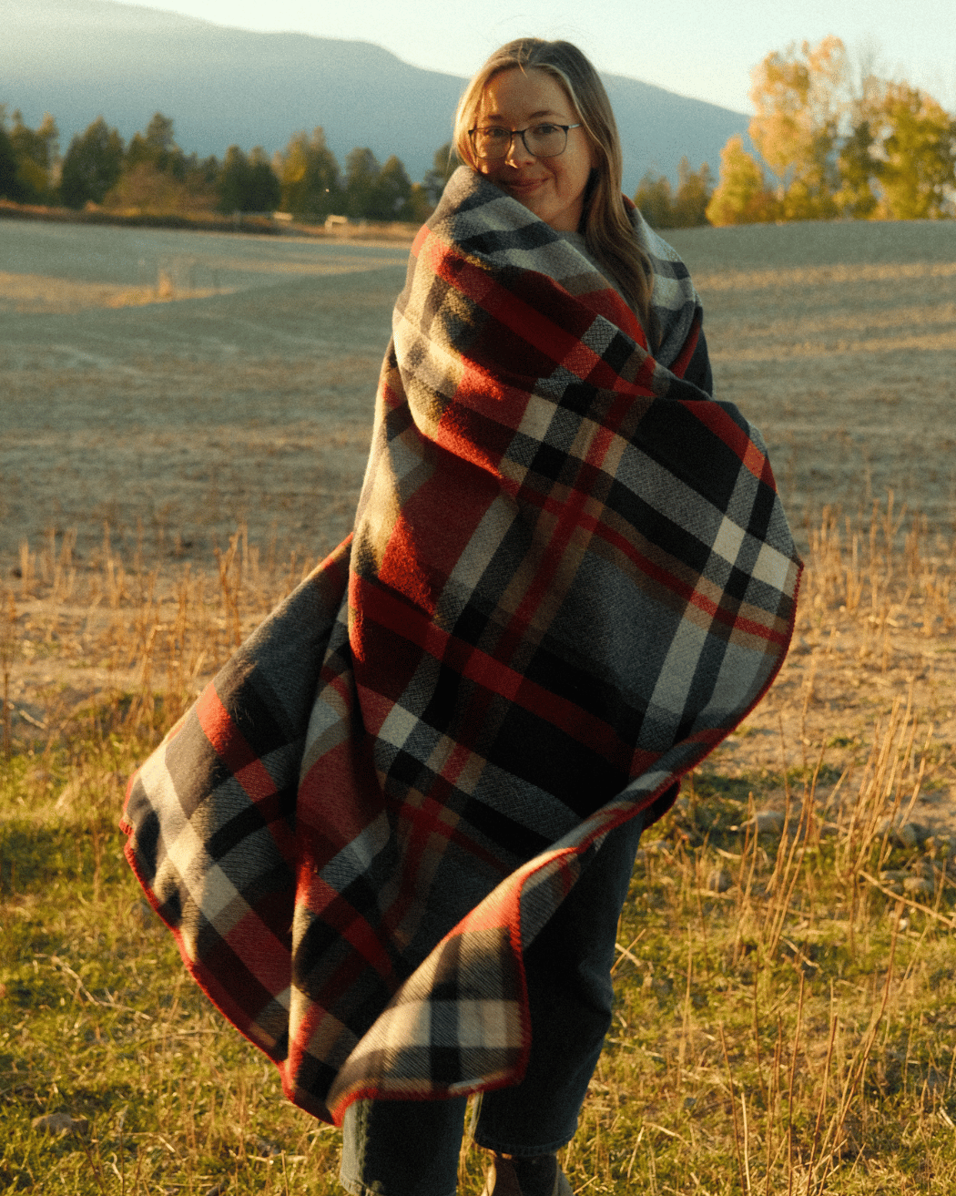 Wool Throw Blanket